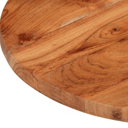 Dessus de table Ø40x2,5 cm rond bois massif d'acacia 