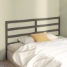 Tête de lit Gris 186x4x100 cm Bois massif de pin 