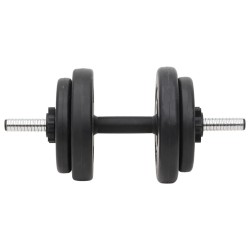 Ensemble d'haltères et de barres avec plaques 90 kg 