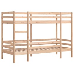 Lit superposé sans matelas 90x190 cm bois de pin massif 