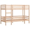 Lit superposé sans matelas 90x190 cm bois de pin massif 