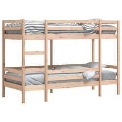 Lit superposé sans matelas 90x190 cm bois de pin massif 