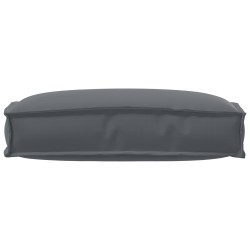 Coussin de palette pour dossier anthracite 60x40x12 cm tissu Oxford 