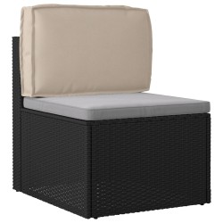 Coussin de palette pour dossier Taupe 60x40x12 cm en tissu Oxford 