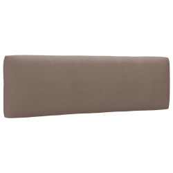 Canapé palette 2 places et coussins Pin imprégné de marron miel 