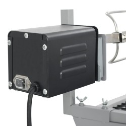 Broche à rôtir de barbecue Fer et acier inoxydable   
