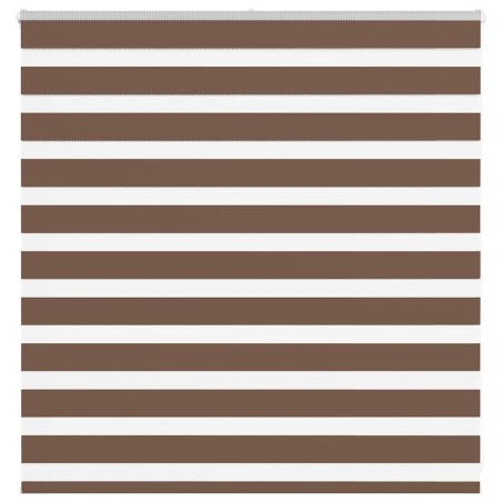 Store zèbre marron 150x100cm largeur du tissu 145,9cm polyester 