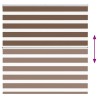 Store zèbre marron 150x100cm largeur du tissu 145,9cm polyester 