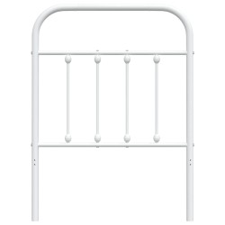 Tête de lit métal blanc 75 cm 