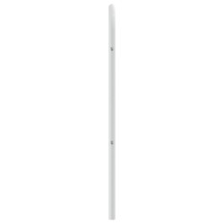 Tête de lit métal blanc 75 cm 
