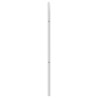 Tête de lit métal blanc 75 cm 