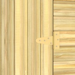 Abri de stockage de jardin 100x110x218 cm Bois de pin imprégné 