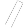 Piquets de sol en forme de U 50 pcs 15x3,5 cm acier galvanisé 