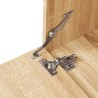 Ensemble de meubles salle de bain 6 pcs chêne bois d'ingénierie 