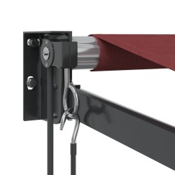 Auvent rétractable automatique bordeaux 300x250 cm 