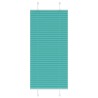 Store plissé vert pétrole 65x100 cm largeur du tissu 64,4 cm 