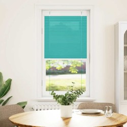 Store plissé vert pétrole 65x100 cm largeur du tissu 64,4 cm 