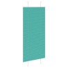 Store plissé vert pétrole 65x100 cm largeur du tissu 64,4 cm 
