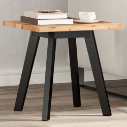 Dessus de table carré 40x40x2 cm bois massif d'acacia 