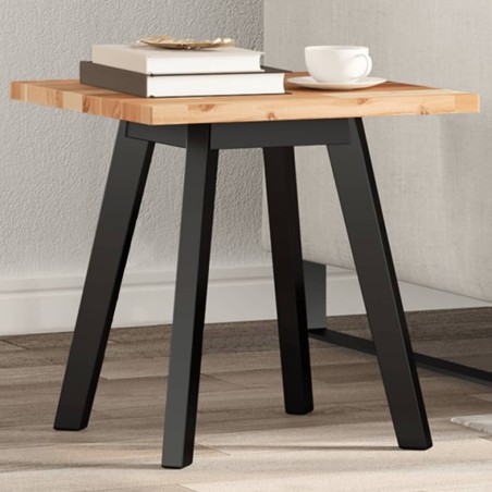 Dessus de table carré 40x40x2 cm bois massif d'acacia 