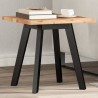Dessus de table carré 40x40x2 cm bois massif d'acacia 