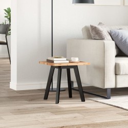 Dessus de table carré 40x40x2 cm bois massif d'acacia 