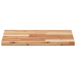 Dessus de table carré 40x40x2 cm bois massif d'acacia 