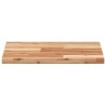 Dessus de table carré 40x40x2 cm bois massif d'acacia 