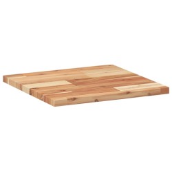 Dessus de table carré 40x40x2 cm bois massif d'acacia 