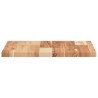 Dessus de table carré 40x40x2 cm bois massif d'acacia 