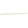 Tissu de remplacement de cantonnière d’auvent rayure crème 4,5m 
