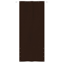 Écran de balcon Marron 120x240 cm Tissu Oxford 