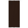 Écran de balcon Marron 120x240 cm Tissu Oxford 