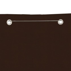 Écran de balcon Marron 120x240 cm Tissu Oxford 