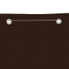 Écran de balcon Marron 120x240 cm Tissu Oxford 