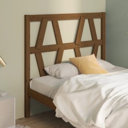 Tête de lit Marron miel 106x4x100 cm Bois massif de pin 