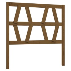 Tête de lit Marron miel 106x4x100 cm Bois massif de pin 