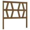 Tête de lit Marron miel 106x4x100 cm Bois massif de pin 