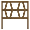 Tête de lit Marron miel 106x4x100 cm Bois massif de pin 