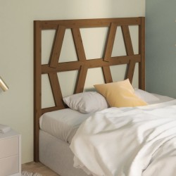 Tête de lit Marron miel 106x4x100 cm Bois massif de pin 
