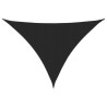 Voile de parasol tissu oxford triangulaire 2,5x2,5x3,5 m noir 