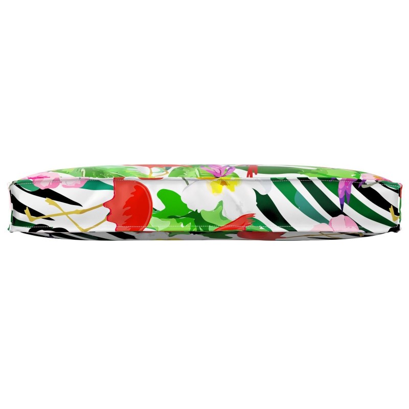 Coussin de Palette pour Dossier Jungle Tropical 80x40x12 cm Tissu Oxford 
