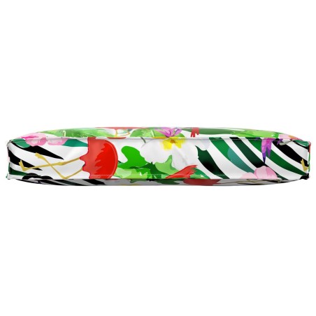 Coussin de Palette pour Dossier Jungle Tropical 80x40x12 cm Tissu Oxford 