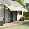 Tissu de remplacement de cantonnière d’auvent multicolore 4,5 m 