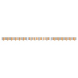 Tissu de remplacement de cantonnière d’auvent multicolore 4,5 m 