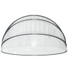 Dôme de piscine rond 406x203 cm PVC 