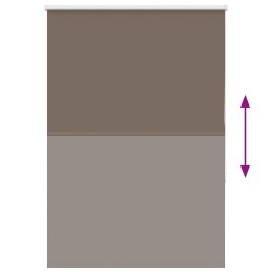 Store enrouleur occultant café 95x175cm largeur du tissu 90,7cm 