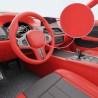 Films de voiture 2 pcs Rouge mat 100x150 cm+50x150 cm 