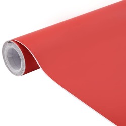 Films de voiture 2 pcs Rouge mat 100x150 cm+50x150 cm 