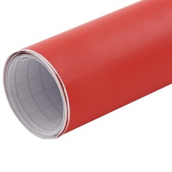Films de voiture 2 pcs Rouge mat 100x150 cm+50x150 cm 